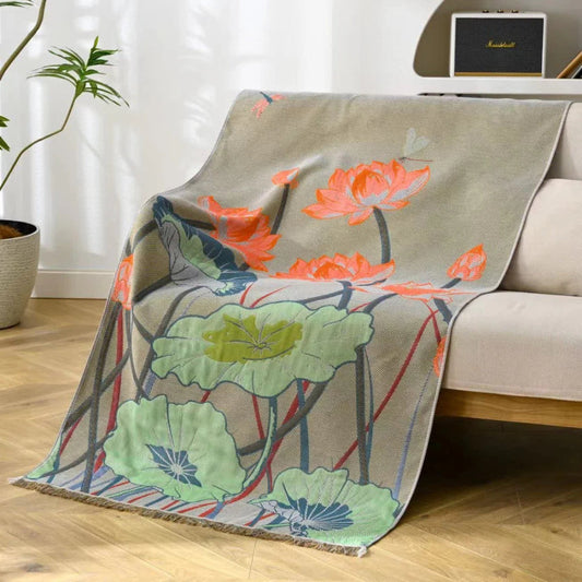 Cotton Gauze Bath Towel | Lotus Design
