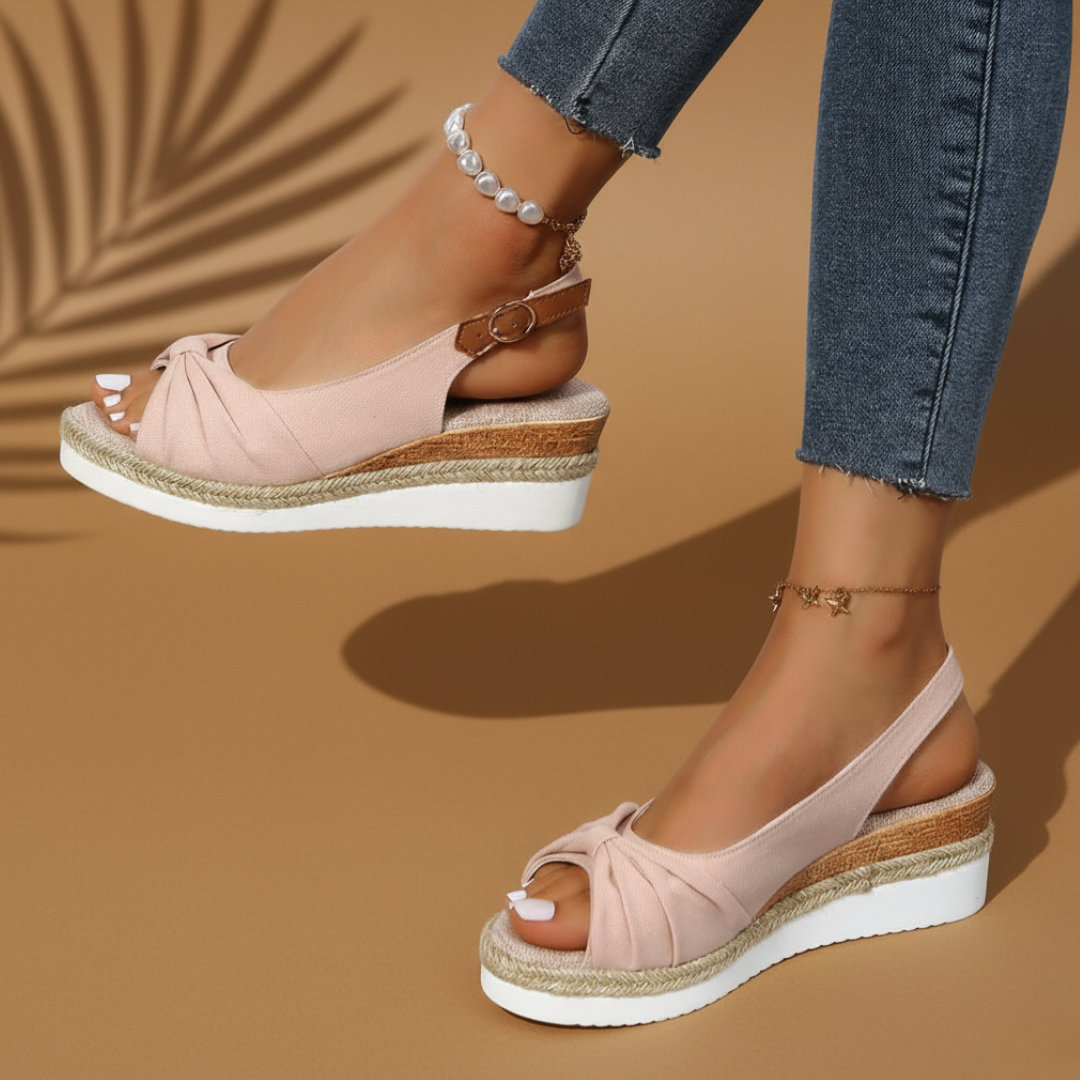 Willa Women's Platform Espadrilles - back view
