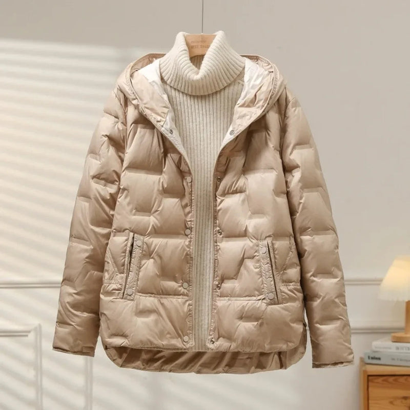 Ruby Women's Puffer Jacket - back view