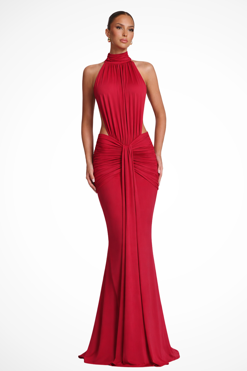 Elise Women's Maxi Dress - flat lay