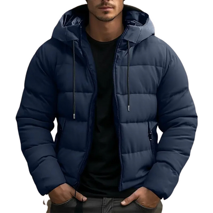 Elias Men's Puffer Jacket - front view