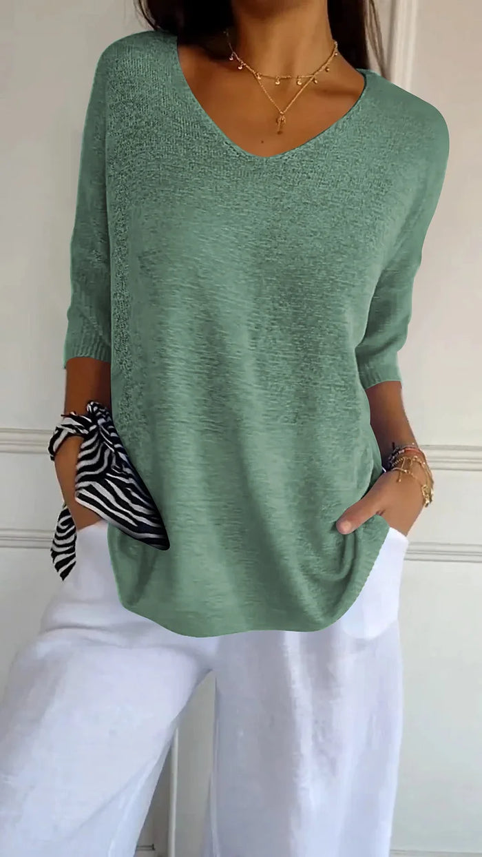 Kira Women's Oversized Sweater - flat lay