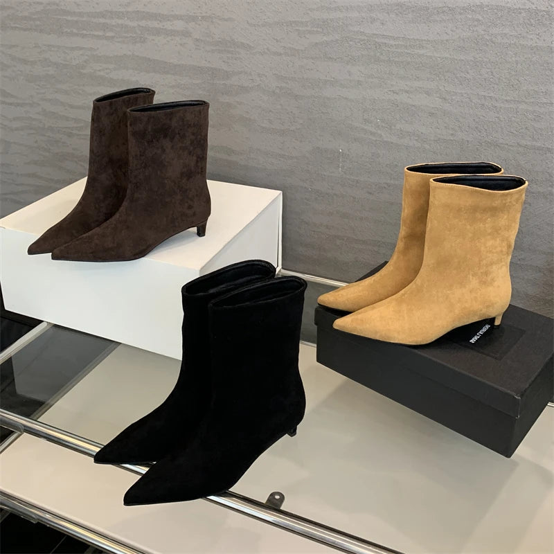 Saskia Women's Ankle Boots - back view
