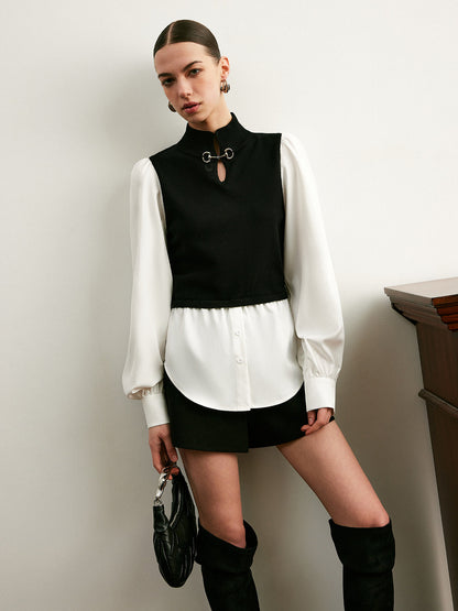 Winona Women's Top - fabric and finish detail