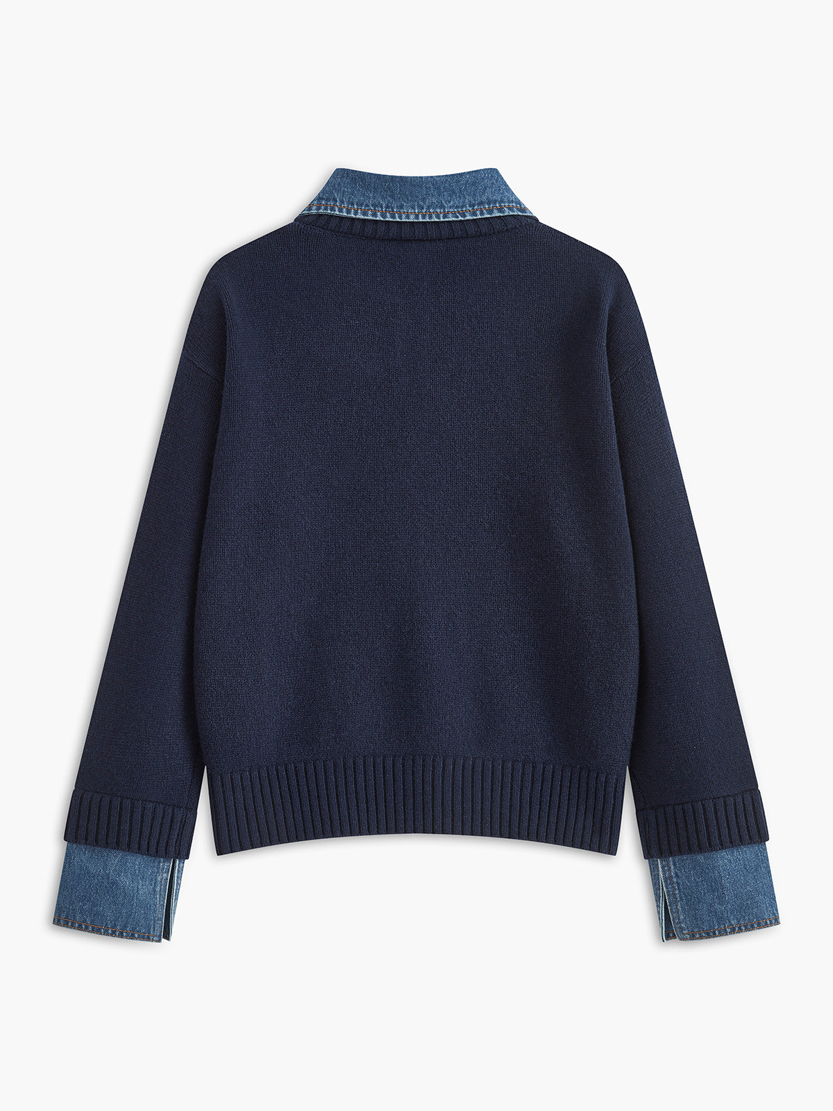 Iris Women's Sweater - fabric and finish detail
