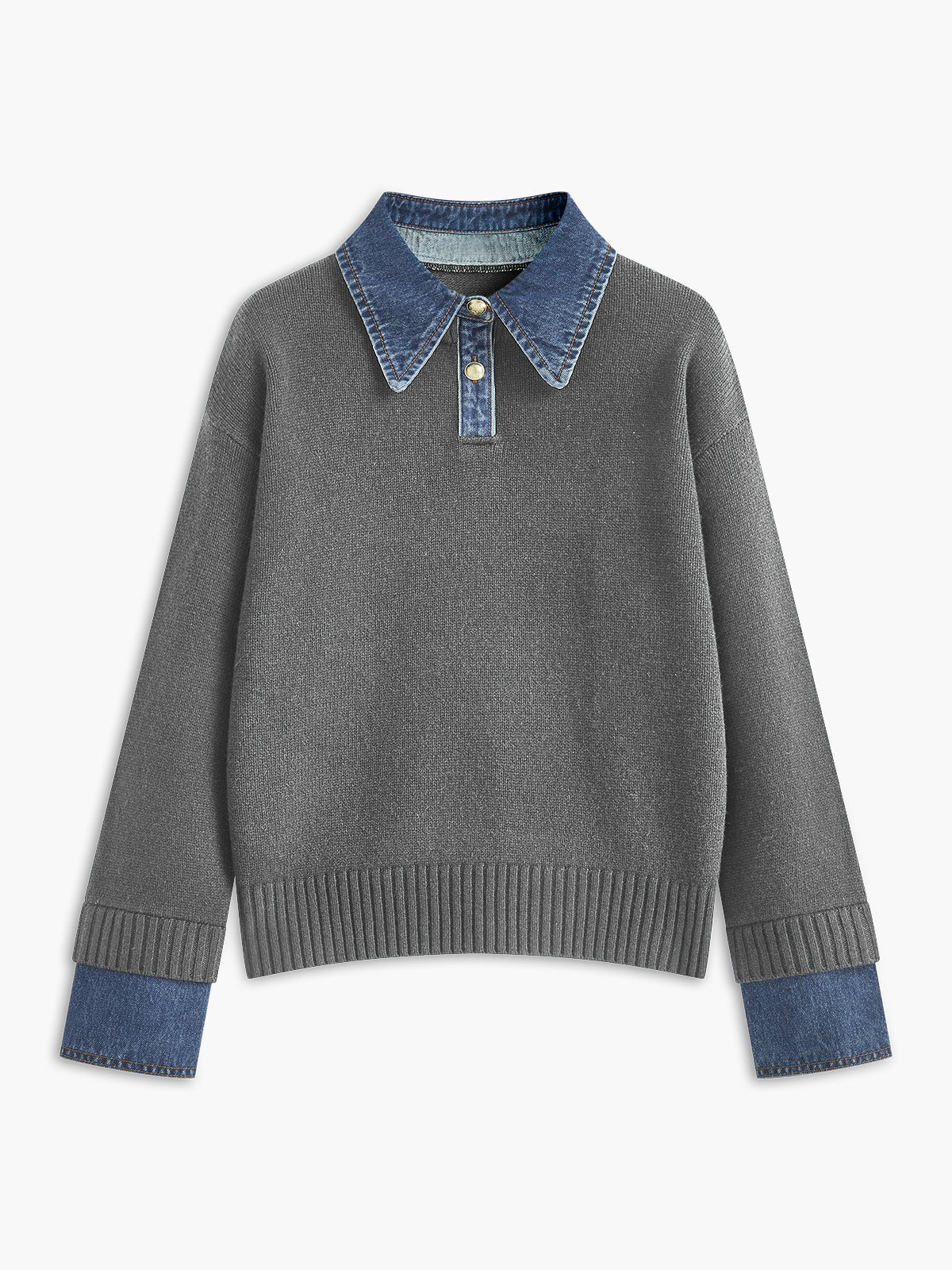 Iris Women's Sweater - flat lay