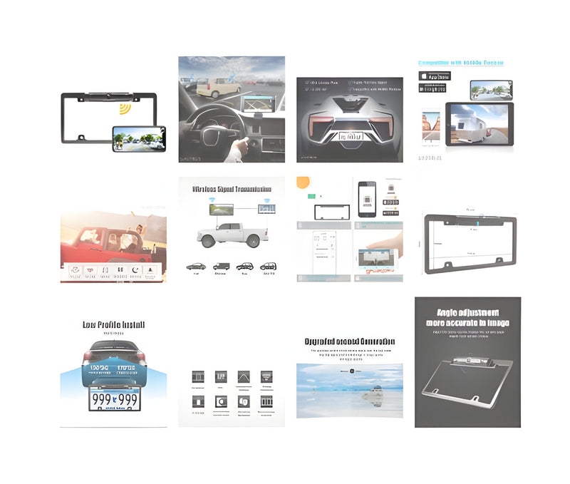 Haven Car Backup Camera - fabric and finish detail