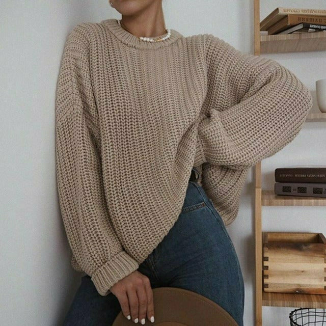 Wren Women's Oversized Sweater - back view