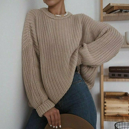 Wren Women's Oversized Sweater - back view