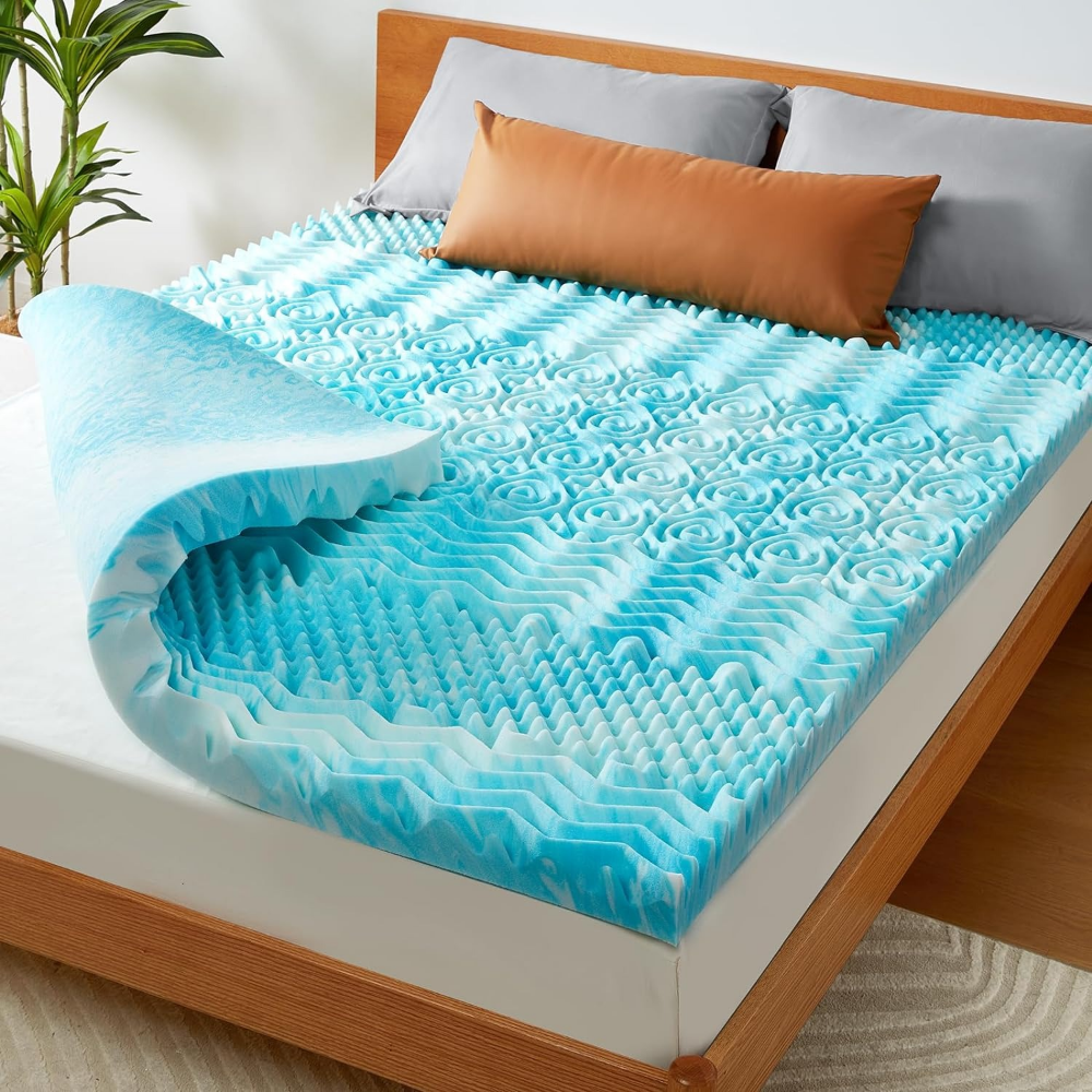 Isle Portable Mattress Topper - fabric and finish detail