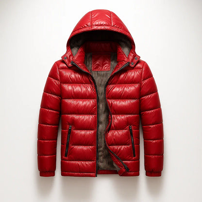 Elena Women's Puffer Jacket - styled view