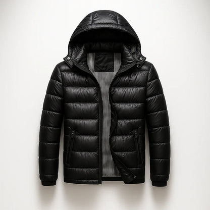 Elena Women's Puffer Jacket - back view