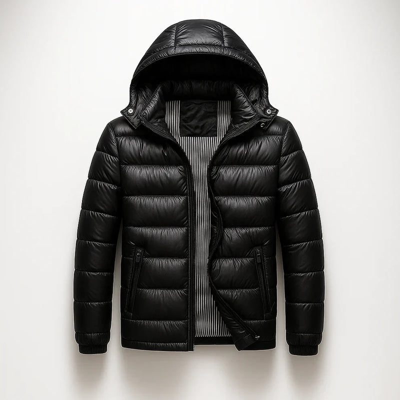 Elena Women's Puffer Jacket - back view