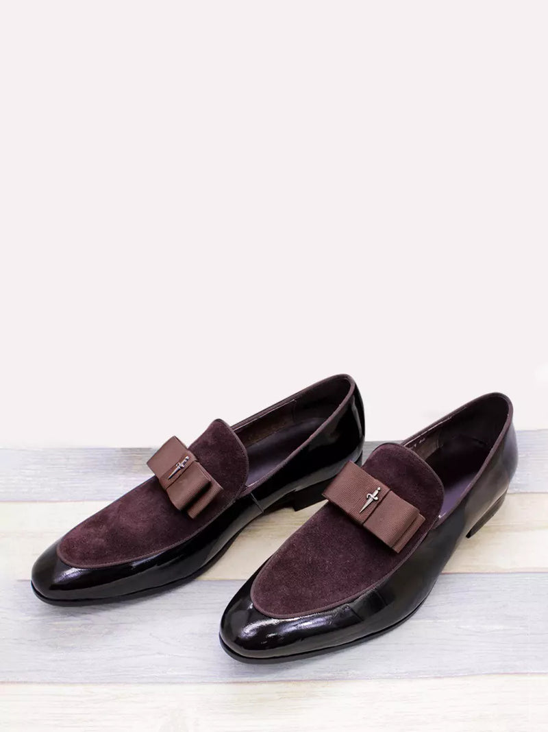 Isaac Men's Suede Loafers - shown in use