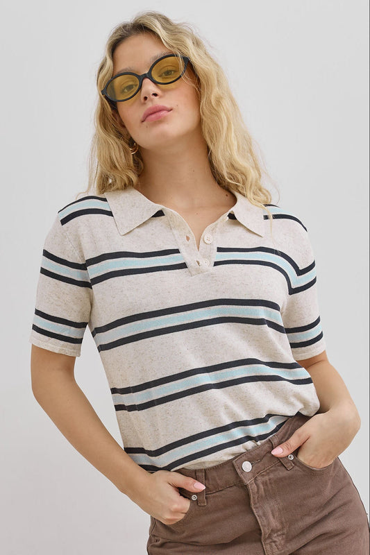 Paloma Women's Striped Shirt - front view