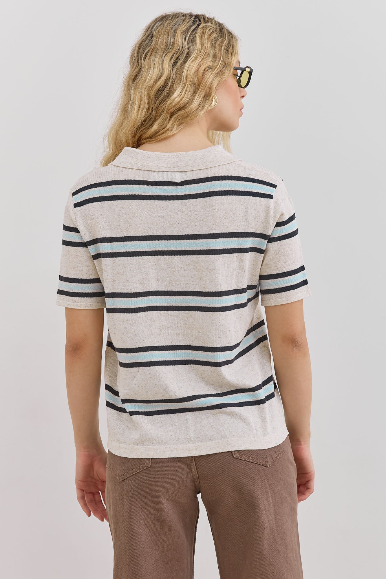 Paloma Women's Striped Shirt - full-length view