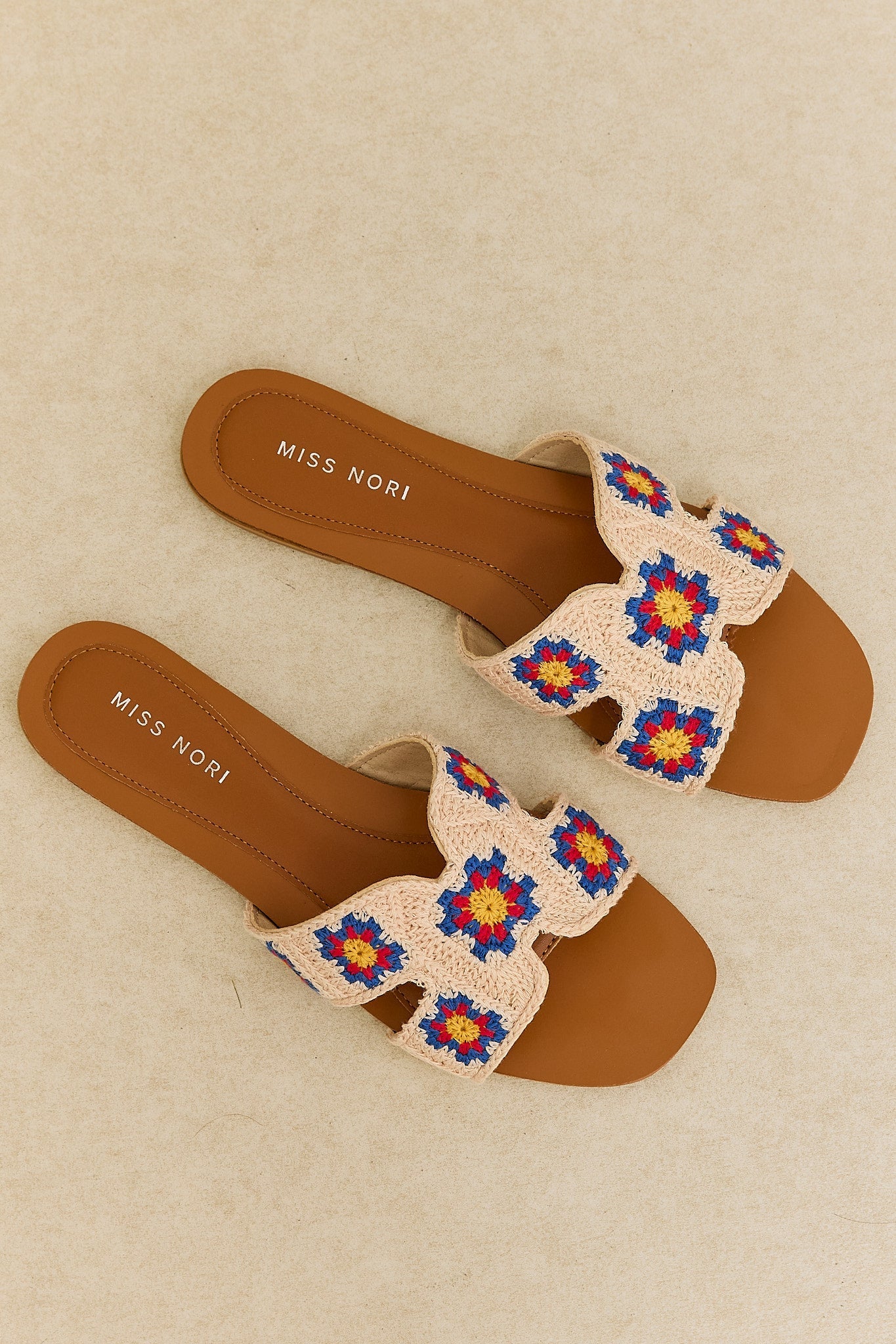 Paloma Women's Floral Sandals - front view