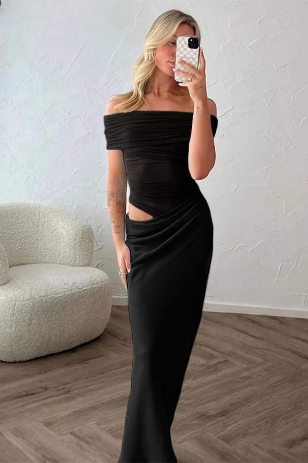 Clara Women's Maxi Dress - shown in use