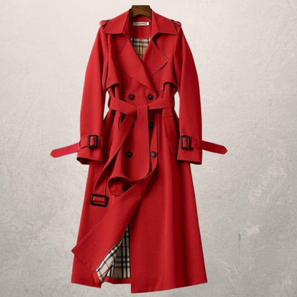 Juliette Women's Trench Coat - close-up detail