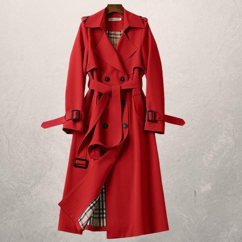 Juliette Women's Trench Coat - close-up detail