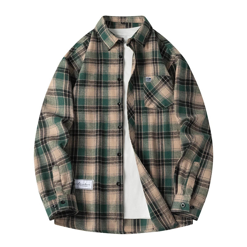 Lila Women's Plaid Maverick Flannel - styled view
