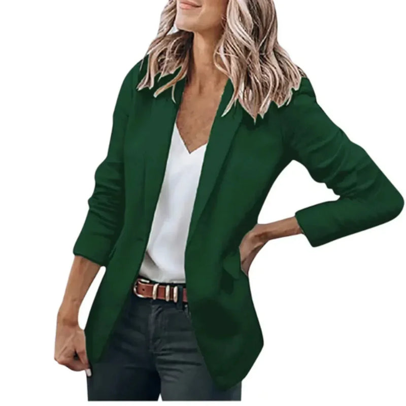 Edith Women's Blazer - fabric and finish detail
