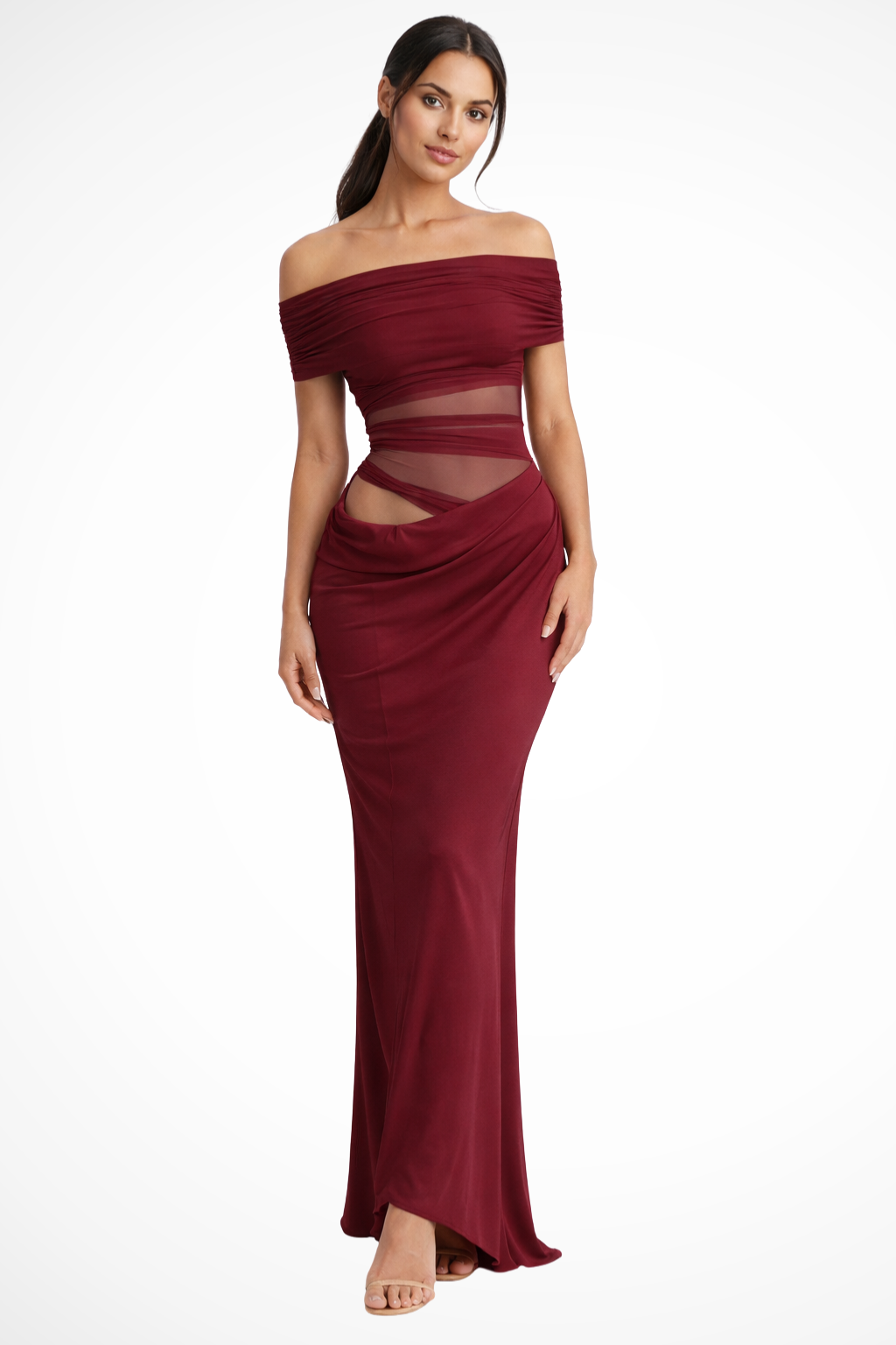 Clara Women's Maxi Dress - back view