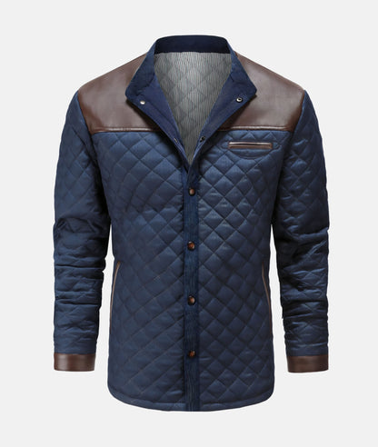 Rufus Men's Quilted Jacket - styled view