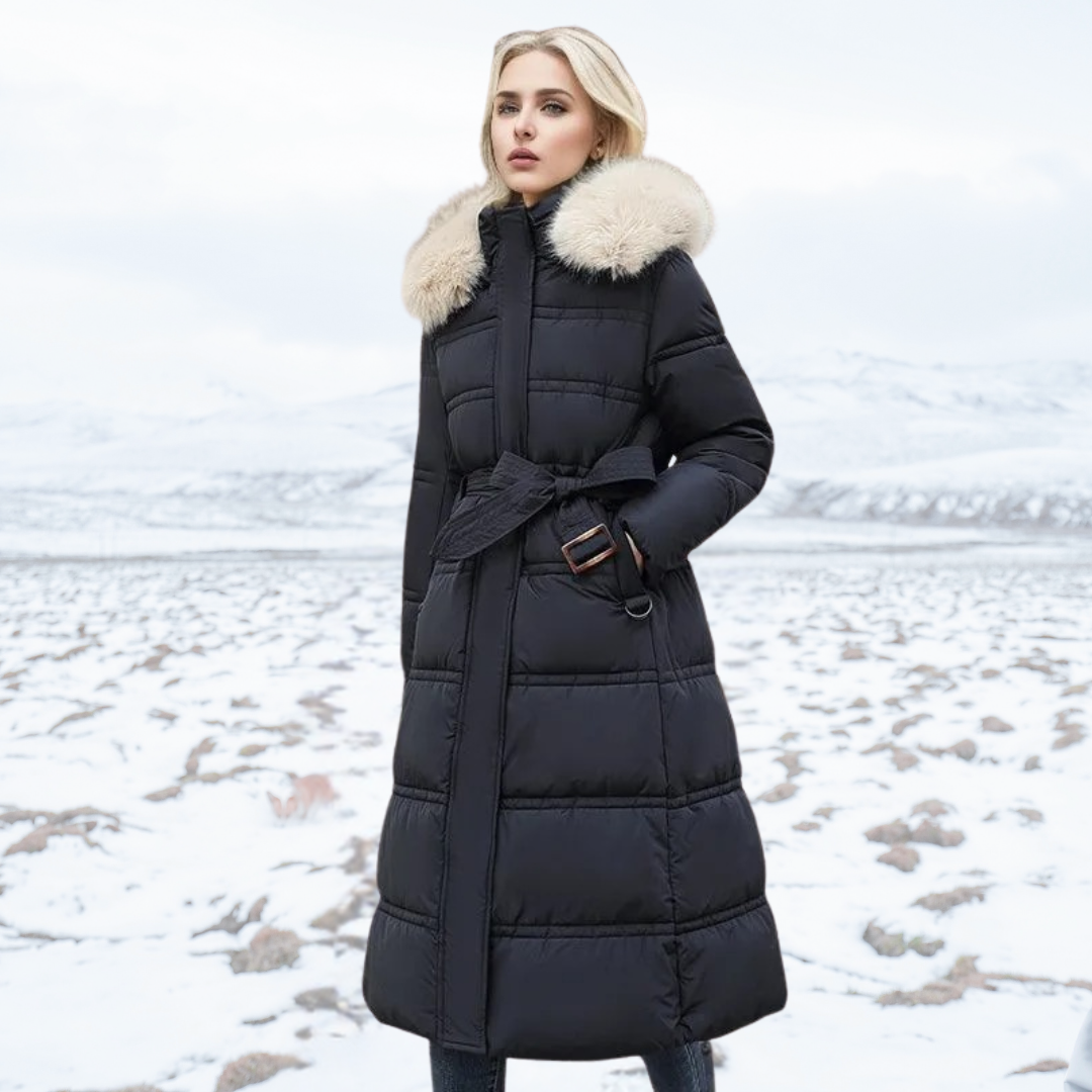 Freya Women's Puffer Jacket - flat lay