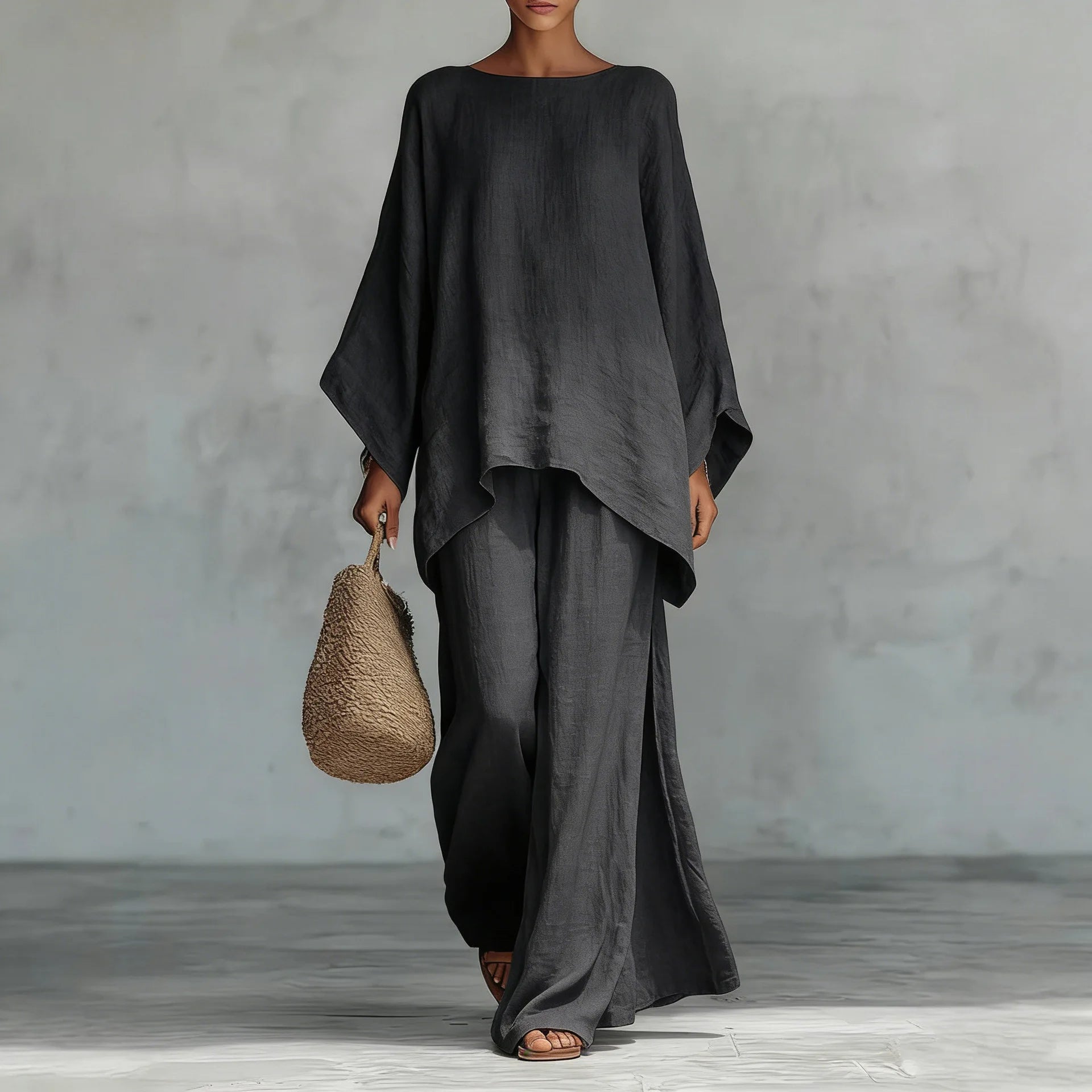Thea Women's Linen Linen Resort - shown in use