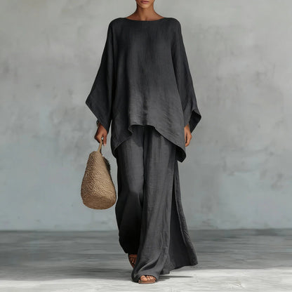 Thea Women's Linen Linen Resort - shown in use