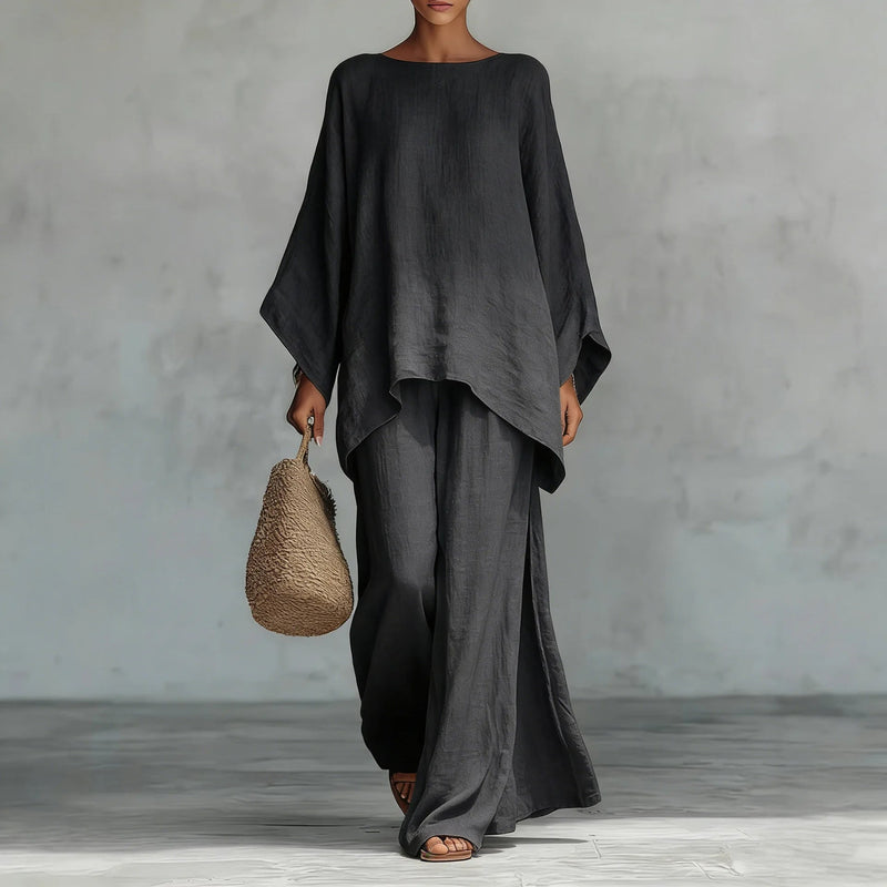 Thea Women's Linen Linen Resort - shown in use