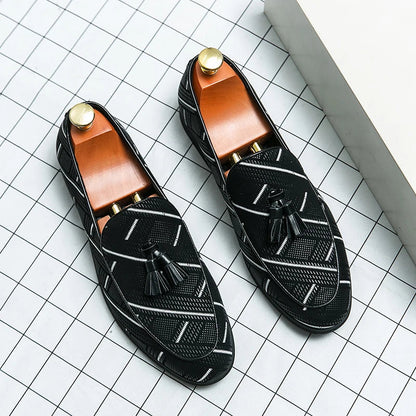 Marlow Men's Loafers - fabric and finish detail