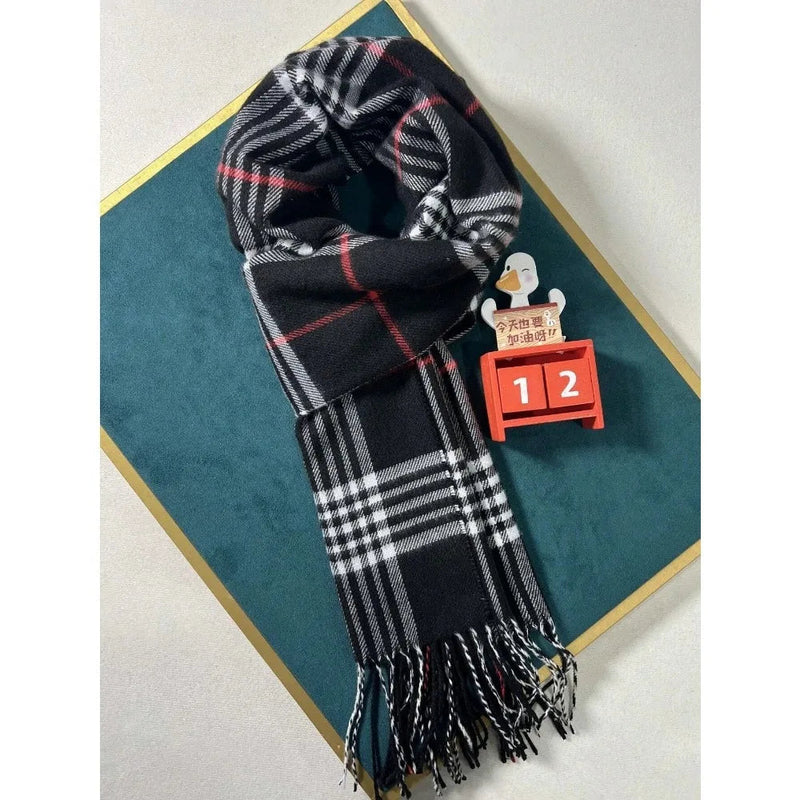 Juno Women's Plaid Scarf - full-length view