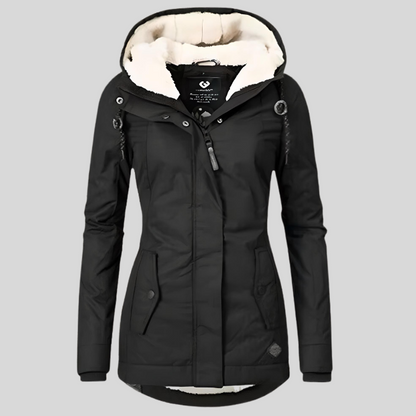 Lumi Women's Puffer Jacket - styled view