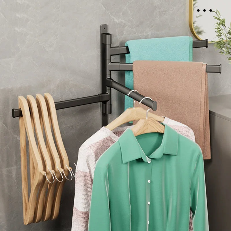 Marlow Solar Bathroom Rack - styled view