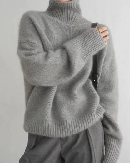Mira Women's Oversized Sweater - styled view