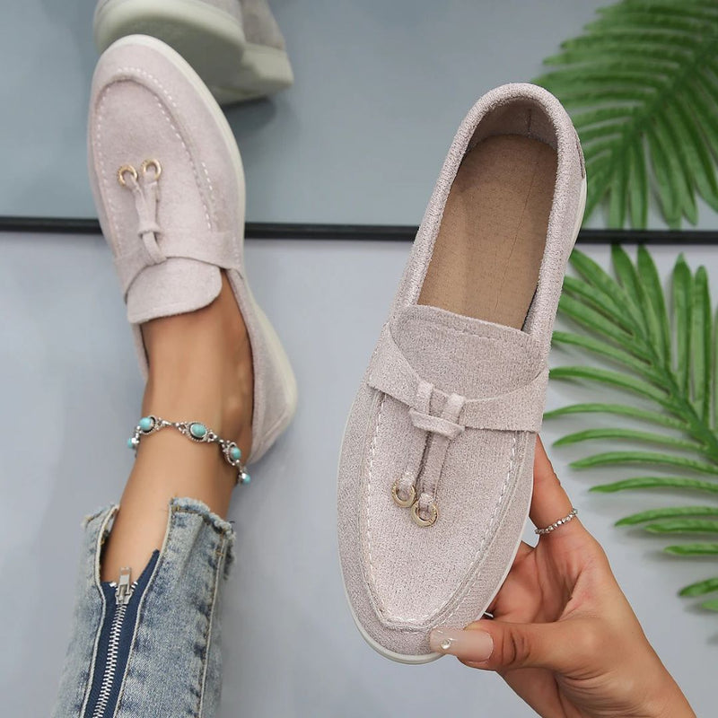 Alba Women's Loafers - close-up detail