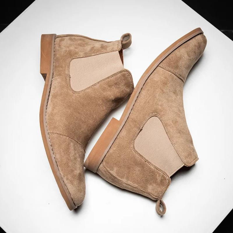 Vera Women's Suede Chelsea Boots - full-length view