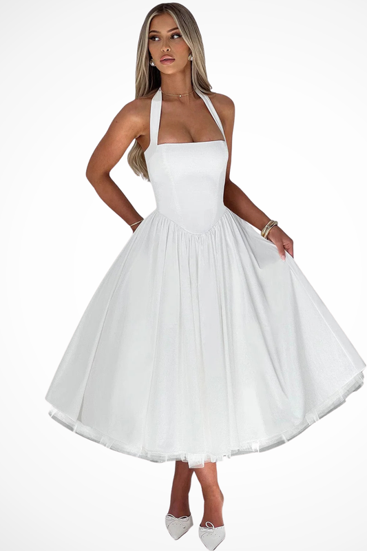 Vienna Women's Midi Dress - styled view