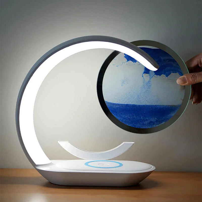 Meadow LED Table Lamp - fabric and finish detail