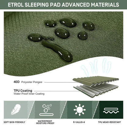 Vale Portable Inflatable Mattress - shown in use