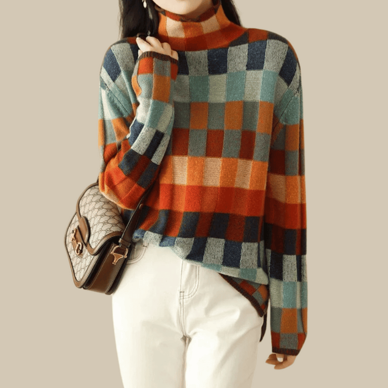 Nell Women's Oversized Sweater | Turtleneck
