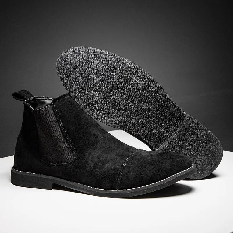 Vera Women's Suede Chelsea Boots - flat lay