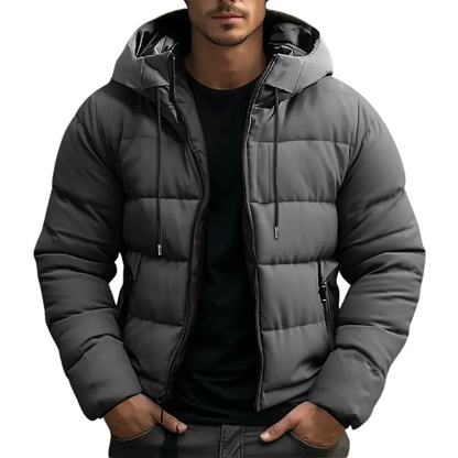 Elias Men's Puffer Jacket - styled view