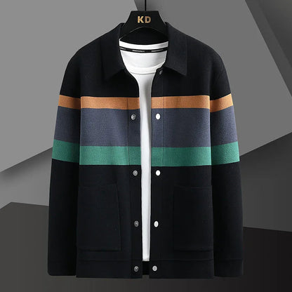 Clara Women's Striped Jacket - full-length view