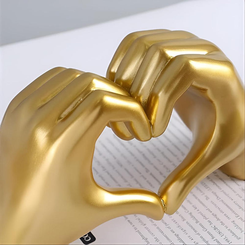 Affinity Love Hands Art | Heart Gesture, Wall & Desk Decor
