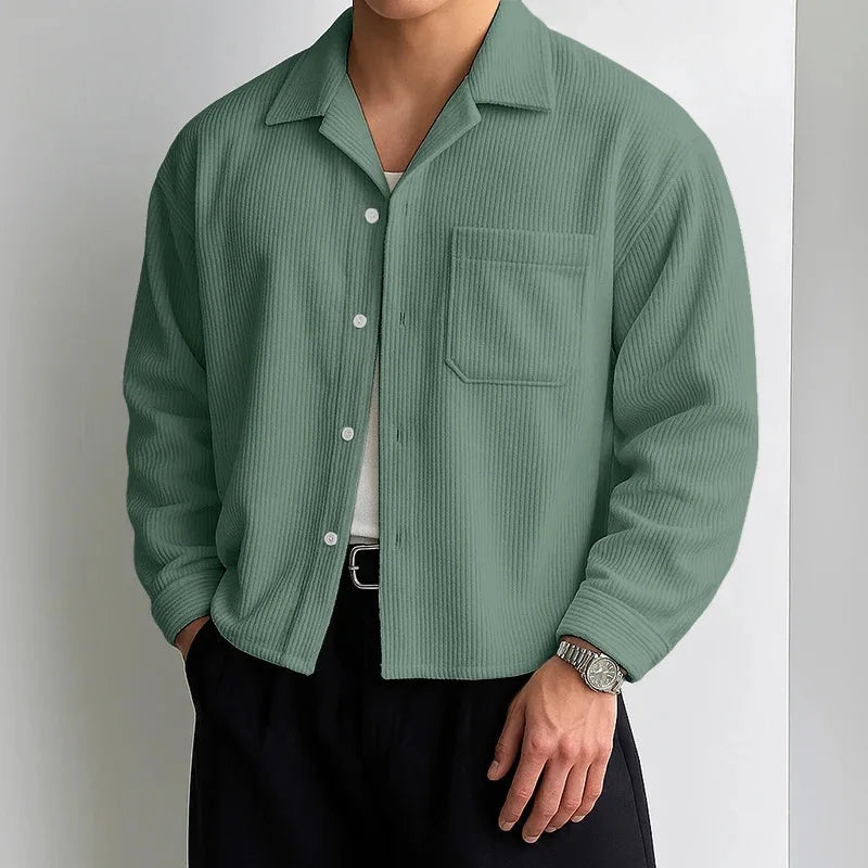Vera Women's Corduroy Overshirt | Black, White