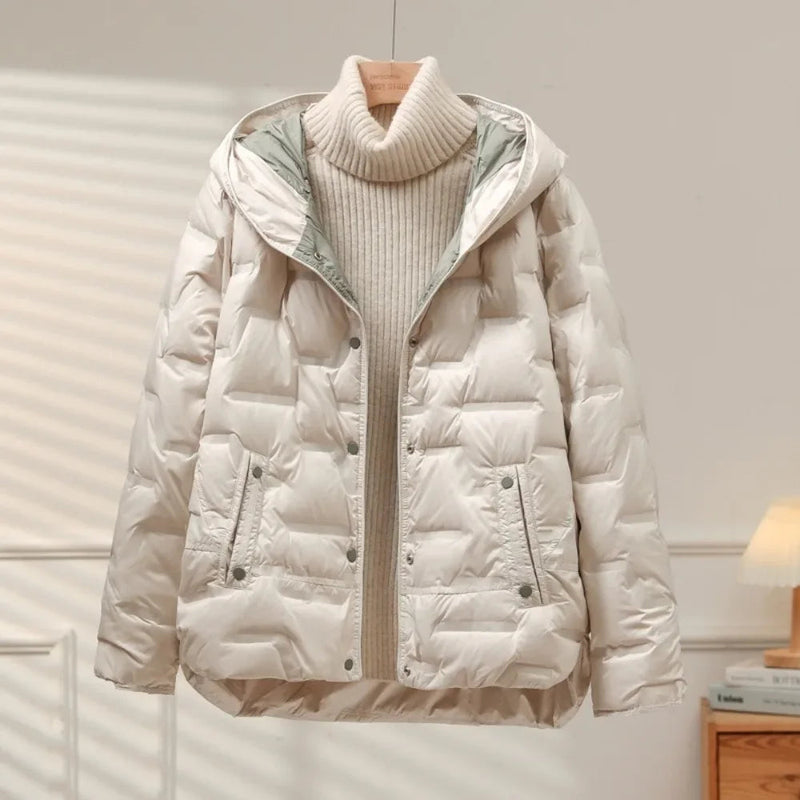 Ruby Women's Puffer Jacket - front view