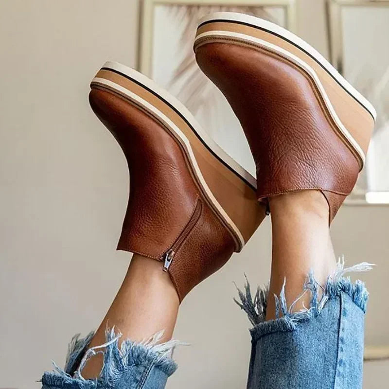 Nell Women's Ankle Boots - back view